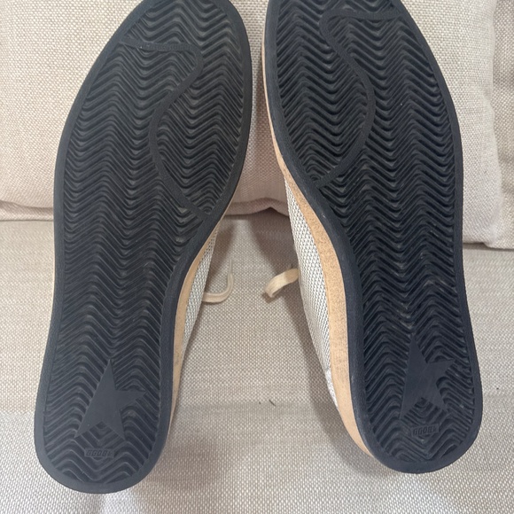 Golden Goose Ballstar Sneakers in white with black suede star. EU45 - Picture 4 of 5